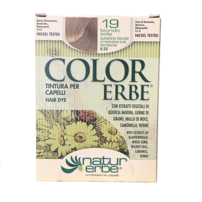 Color erbe biondo sole