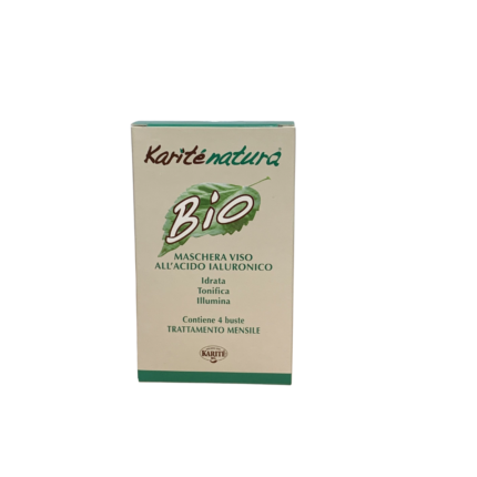 karité natura bio maschera viso all'acido ialunorico