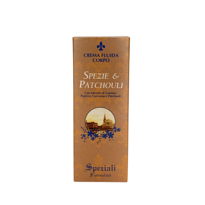 crema fluida corpo spezie e patchouli